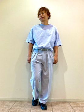 「JUNRED（ジュンレッド）のアイテム（パンツ）」を使った、せいじさん（メンズ・175cm）の春コーディネート