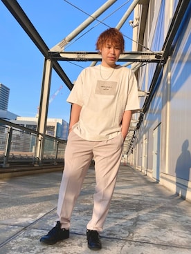 「JUNRED（ジュンレッド）のアイテム（アクセサリー）」を使った、せいじさん（メンズ・175cm）の春コーディネート