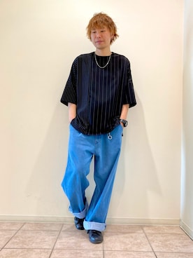 「JUNRED（ジュンレッド）のアイテム（アクセサリー）」を使った、せいじさん（メンズ・175cm）の春コーディネート