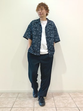 「スニーカー男子」｜せいじさん（メンズ・175cm）の春コーディネート