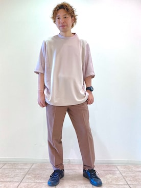 「JUNRED（ジュンレッド）のアイテム（トップス）」を使った、せいじさん（メンズ・175cm）の春コーディネート