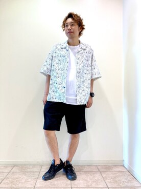 「JUNRED（ジュンレッド）のアイテム（タンクトップ）」を使った、せいじさん（メンズ・175cm）の春コーディネート