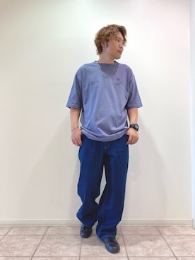 「JUNRED（ジュンレッド）のアイテム（パンツ）」を使った、せいじさん（メンズ・175cm）の夏コーディネート