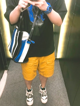「Balanciagaのアイテム」を使った、harperさん（メンズ・175cm）の冬コーディネート