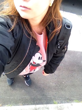 「UNIQLO（ユニクロ）のWOMEN ウルトラストレッチジーンズ（デニムパンツ）」を使った、ettsu☆さん（レディース・150cm）の秋コーディネート