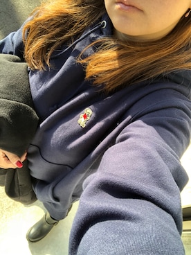 「UNIQLO（ユニクロ）のWOMEN ウルトラストレッチジーンズ（デニムパンツ）」を使った、ettsu☆さん（レディース・150cm）の冬コーディネート