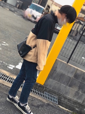 「アイテム（ブルゾン）」を使った、はるきさん（メンズ・158cm・10代）の冬コーディネート