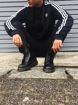 「アイテム（ジャージ）」を使った、yumaさん（メンズ・172cm・10代）の冬コーディネート