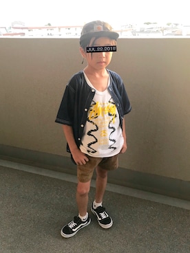 yotsubaさん（キッズ・125cm）の夏コーディネート