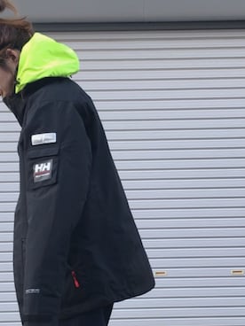 「HELLY HANSEN(ヘリーハンセン)のアイテム(ナイロンジャケット)」を使った、mmさん(レディース・163cm)の冬コーディネート