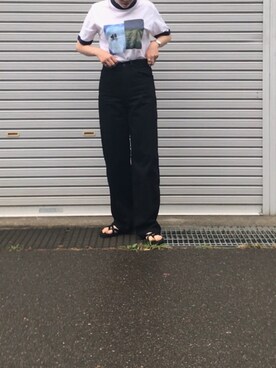「E.T.」｜「アイテム（サンダル）」を使った、mmさん（レディース・163cm）の夏コーディネート