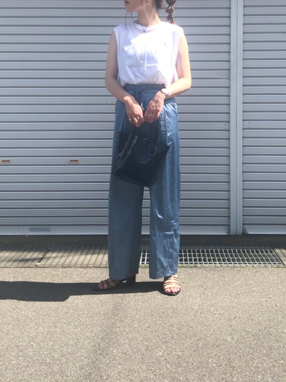 期間限定値下げ中！リングドットサテンパンツ (PUBLIC TOKYO