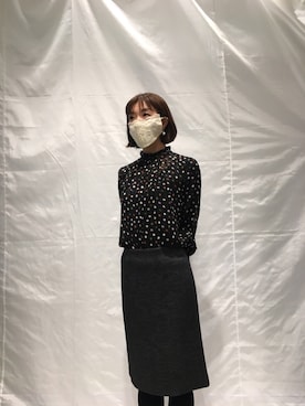 「NARACAMICIE（ナラカミーチェ）のアイテム（財布/小物）」を使った、kamo0118さん（レディース・158cm）の冬コーディネート