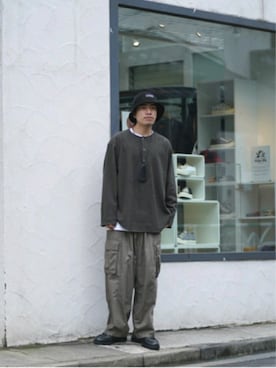 「アイテム（カーゴパンツ）」を使った、jjjonojjjさん（メンズ・170cm・10代）の夏コーディネート