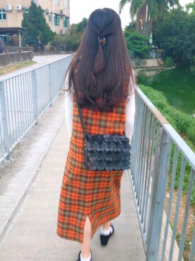 macyさん（レディース・158cm）の冬コーディネート