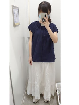 「oversize」｜macyさん（レディース・158cm）の春コーディネート