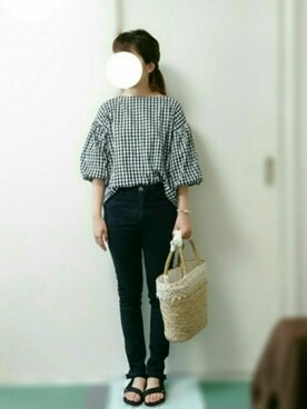 Sakuyaさん（レディース・155cm）の夏コーディネート