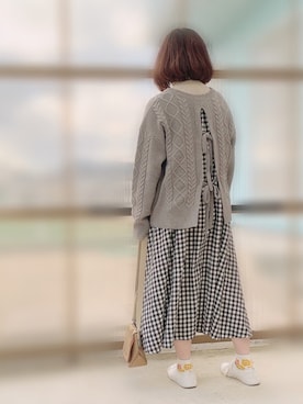 Sakuyaさん（レディース・155cm）の冬コーディネート