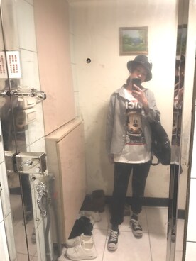 「Slightly Numb（スライトリーナム）のアイテム」を使った、Pengさん（レディース・160cm）の秋コーディネート