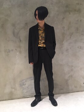 「GGD（ジージーディー）のアイテム（ジャケット/アウター）」を使った、GRAND GLOBALさん（メンズ・173cm）の春コーディネート