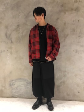 「GGD（ジージーディー）のアイテム（ジャケット/アウター）」を使った、GRAND GLOBALさん（メンズ・162cm）の秋コーディネート