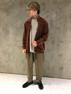 「GGD（ジージーディー）のアイテム（ジャケット/アウター）」を使った、GRAND GLOBALさん（メンズ・168cm）の秋コーディネート
