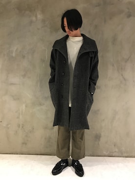 「GGD（ジージーディー）のアイテム（ジャケット/アウター）」を使った、GRAND GLOBALさん（メンズ・172cm）の冬コーディネート