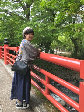 「marble sud（マーブルシュッド）のアイテム（トップス）」を使った、はなよさん（レディース・155cm）の春コーディネート