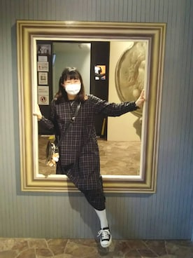 「chambre de charme（シャンブルドゥシャーム）のアイテム（ワンピース）」を使った、はなよさん（レディース・155cm）の秋コーディネート