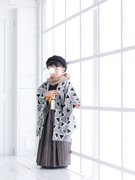 「5歳」｜「アイテム（着物）」を使った、dddさん（キッズ・110cm）の冬コーディネート