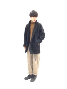 「LAKOLE（ラコレ）のアイテム（その他アウター）」を使った、LAKOLE MENSさん（メンズ・180cm）の秋コーディネート