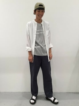 「Teva（テバ）のアイテム」を使った、LAKOLE MENSさん（メンズ・175cm）の春コーディネート