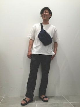 「Teva（テバ）のアイテム」を使った、LAKOLE MENSさん（メンズ・179cm）の春コーディネート