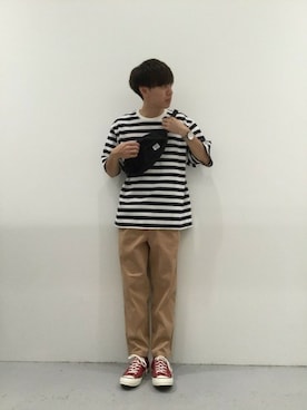 「LAKOLE（ラコレ）のアイテム」を使った、LAKOLE MENSさん（メンズ・171cm）の夏コーディネート