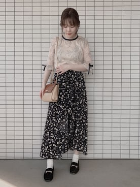 「tocco（トッコ）のアイテム」を使った、しのぺるさん（レディース・154cm）の秋コーディネート