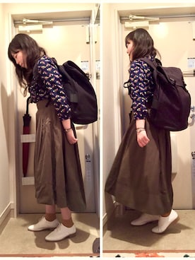 「C6（シーシックス）のアイテム」を使った、mikiさん（レディース・158cm）の夏コーディネート