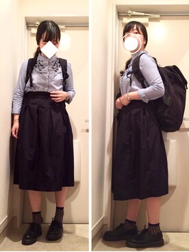 「C6（シーシックス）のアイテム」を使った、mikiさん（レディース・158cm）の夏コーディネート