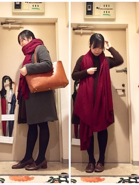 mikiさん（レディース・158cm）の冬コーディネート