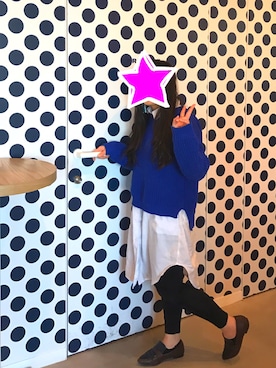 「EMODA」｜「アイテム（シャツワンピース）」を使った、miki𓇼*°さん（レディース・150cm）の冬コーディネート