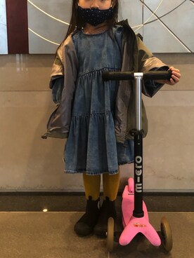 「next（next）のアイテム（ワンピース/ドレス）」を使った、marimaanneさん（キッズ・100cm）の春コーディネート