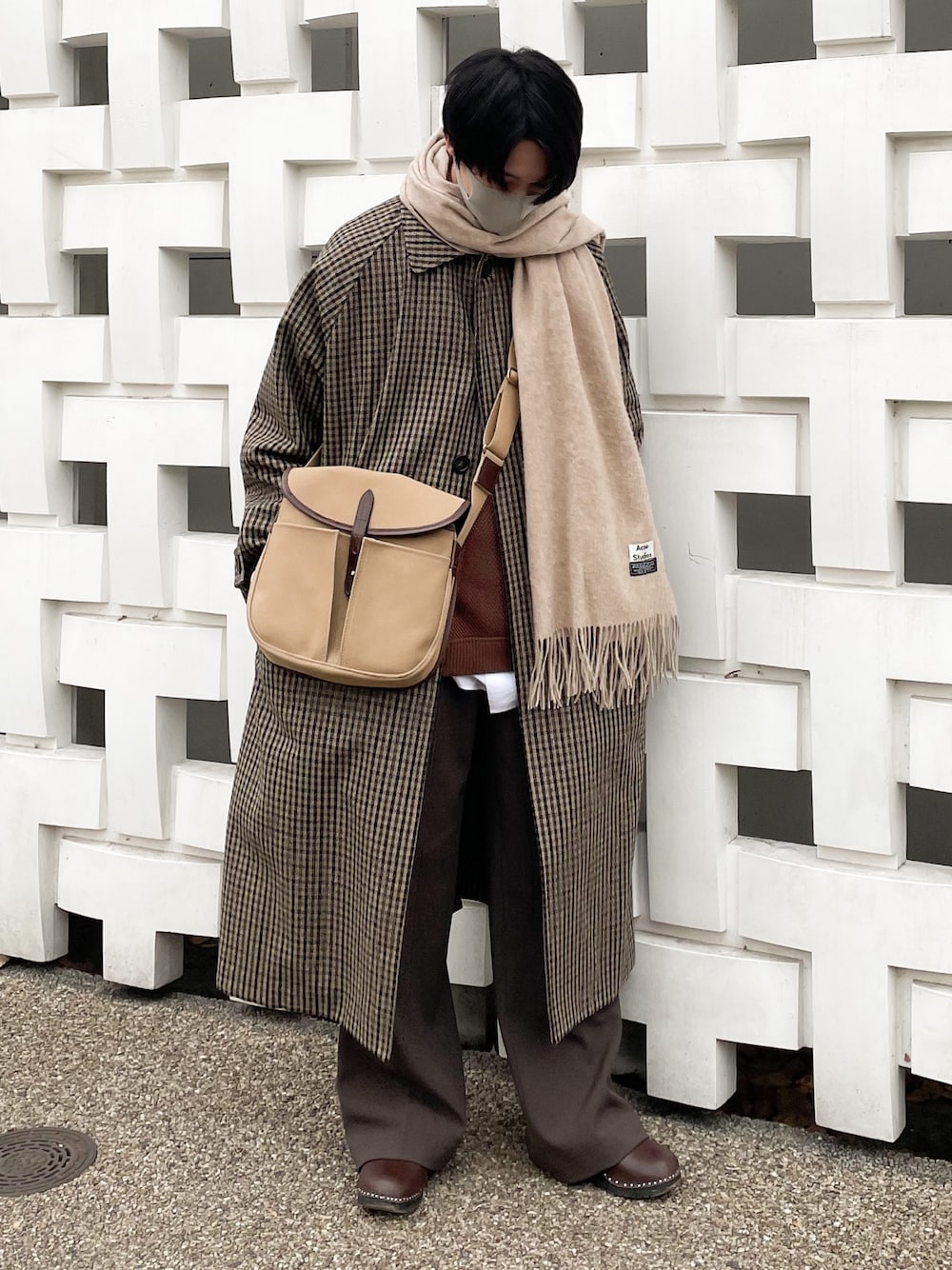 【Acne Studios】ウールステンカラーコート 2025年最新】Acne Studios メンズ ステンカラーコートの人気