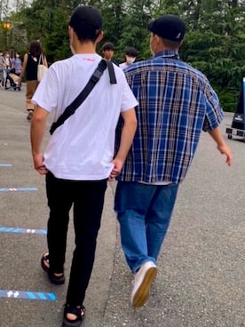 迫旦那さん（メンズ・165cm）の夏コーディネート