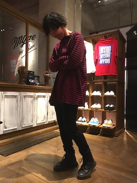 「faith connexion」｜Koji Wakeさん（メンズ・182cm）の秋コーディネート