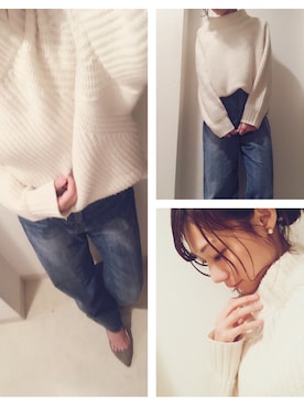 「ネイル」｜「アイテム（その他アウター）」を使った、ai...さん（レディース・160cm）の冬コーディネート