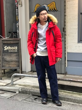 Schott/ショット/SNORKEL DOWN PARKA/シュノーケル ダウン