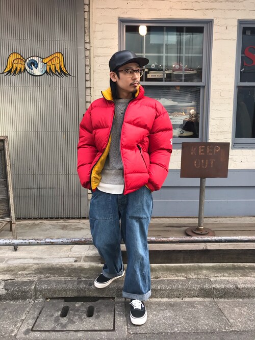 Schott（ショット）の「Schott/ショット/NYLON HYBRID DOWN JACKET