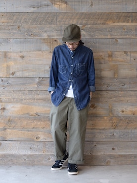 「schott（ショット）のアイテム」を使った、Junpeiさん（メンズ・165cm）の春コーディネート