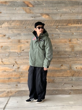 「schott(ショット)のアイテム(帽子)」を使った、Junpeiさん(メンズ・165cm)の秋コーディネート