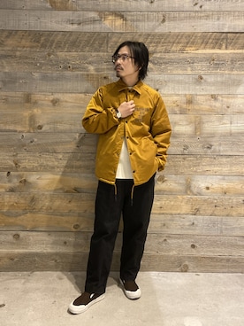 「schott（ショット）のアイテム（ブルゾン）」を使った、Junpeiさん（メンズ・165cm）の冬コーディネート