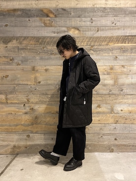 「schott(ショット)のアイテム(ダウンジャケット/コート)」を使った、Junpeiさん(メンズ・165cm)の冬コーディネート